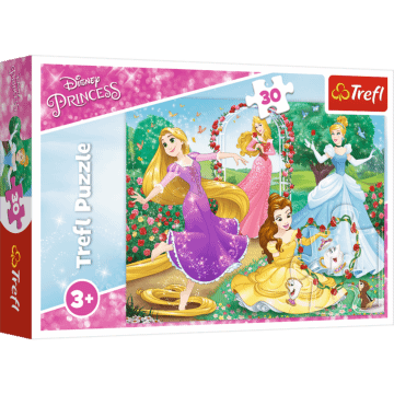 Puzzle 30 Być księżniczką Disney Trefl zdjęcie 1
