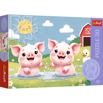 Puzzle 30 el. Wesołe życie na wsi