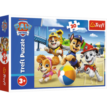 Puzzle Psi Patrol 30 el. Cztery łapy - opakowanie 