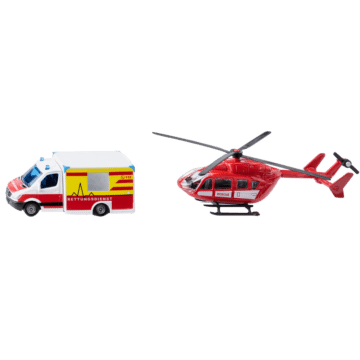 Siku - Mercedes-Benz ambulans i helikopter ratunkowy