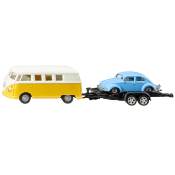 Siku - VW T1 z lawetą i VW Beetle