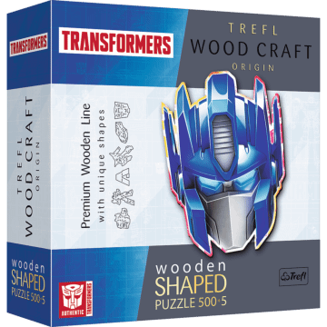 Puzzle drewniane Autobot: Optimus Prime - opakowanie