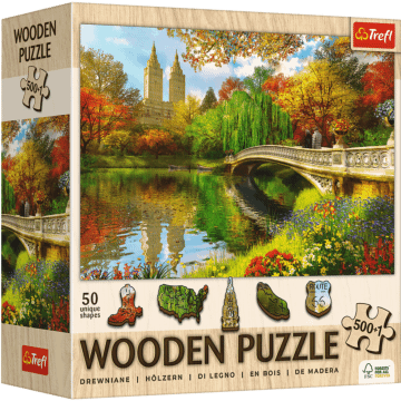 Puzzle drewniane 501 el. Central Park, Manhattan, Nowy Jork