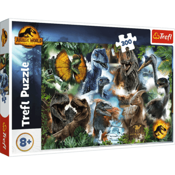 Ulubione dinozaury, puzzle 300 elementów, zdjęcie 1