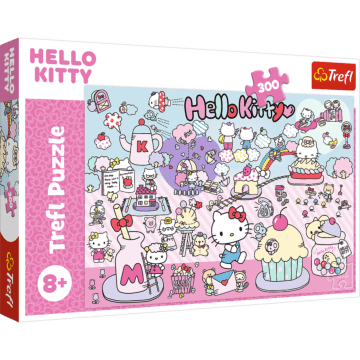 Puzzle Hello Kitty 300 el. Poznaj świat Hello Kitty - opakowanie