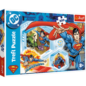 Puzzle Superman 300 el. Niezniszczalny Superman - opakowanie