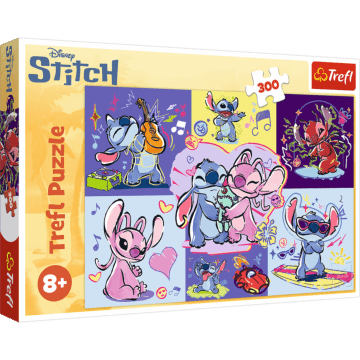 Puzzle Lilo & Stitch 300 el. Zakręcony Stitch - opakowanie