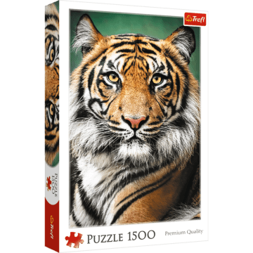 Opakowanie puzzli - Portret tygrysa