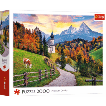Bawarskie Alpy jesienią - puzzle 2000 elementów - zdjęcie 1 