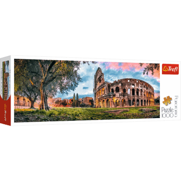 Puzzle panoramiczne 1000 el.  Koloseum o poranku