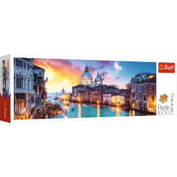 Puzzle panoramiczne 1000 el. Canal Grande, Wenecja