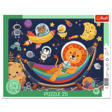 Puzzle ramkowe 25 el. Świat przyjaźni 
