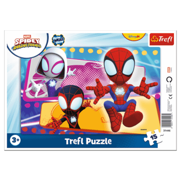 Puzzle ramkowe 15 el. Spidey, Pajęcza paczka
