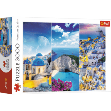Puzzle 3000 Greckie wakacje Trefl zdjęcie 1