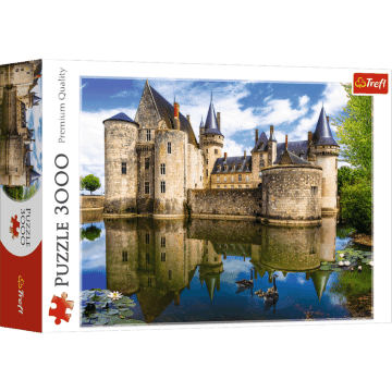 Zamek w Sully-sur-Loire, Francja | puzzle 3000 elementów | Trefl | zdjęcie 1