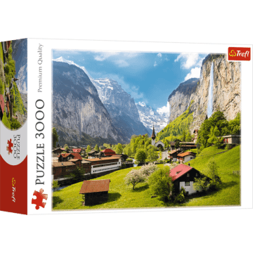 Lauterbrunnen, Szwajcaria | puzzle 3000 elementów | Trefl | zdjęcie 1
