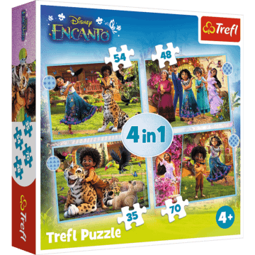 Nasze magiczne Encanto, puzzle 4w1 Trefl 1