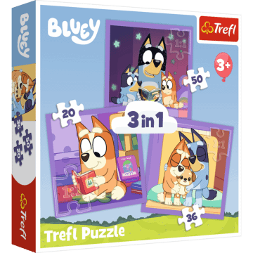3in1 Bluey Puzzle, Meet Bluey