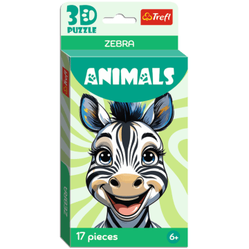 Puzzle 3D - Zebra - opakowanie 