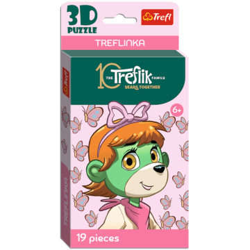 Puzzle 3D - Treflinka, Rodzina Treflików - opakowanie 