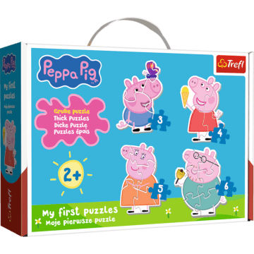 Puzzle Świnka Peppa, Baby Classic Mała świnka wśród przyjaciół - opakowanie