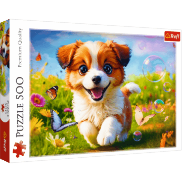 Puzzle 500 el. Wesoły piesek - opakowanie
