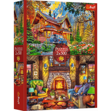 Puzzle 2 x 500 el. Wycieczka w góry