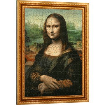 Puzzle 500 el. Puzzlorama, Mona Lisa, Leonardo da Vinci - opakowanie