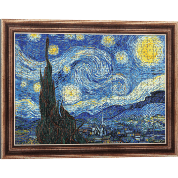 Puzzle 500 el. Puzzlorama, Gwiaździsta Noc, Vincent van Gogh