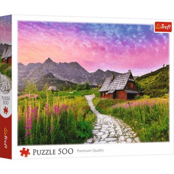 Puzzle 500 el. Hala Gąsienicowa w Tatrach - opakowanie