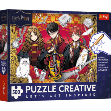 Puzzle Creative 500 el. Harry Potter, Potęga Gryffindoru - opakowanie
