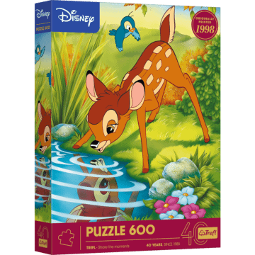 Puzzle 600 el. 40-lecie Trefl - Bambi - opakowanie