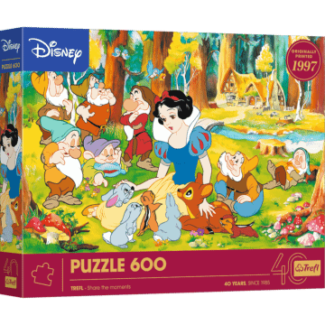 Puzzle 600 el. 40-lecie Trefl - Królewna Śnieżka - opakowanie