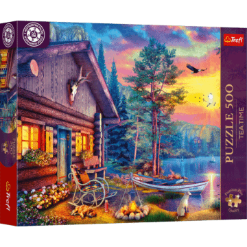 Puzzle 500 el. Premium Plus Quality, Mistrzostwa Polski, Przystań o zachodzie słońca