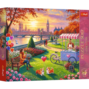 Puzzle Premium Plus Quality 500 el. Love Story: Romantyczny Londyn opakowanie 