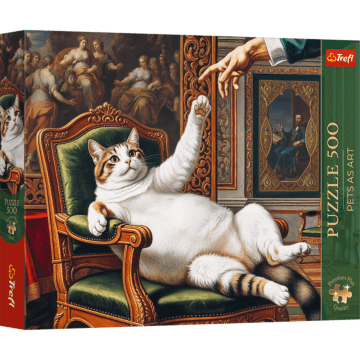Puzzle Premium Plus Quality Pets as Art 500 el. Jego Puszysta Wysokość - opakowanie 