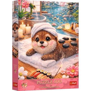 Puzzle Premium Plus Quality, Cuteness Overload 500 el. Urocza wydra - opakowanie 