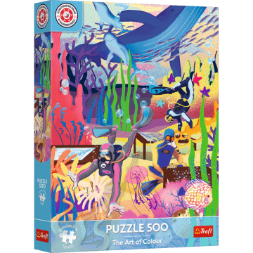 Puzzle 500 el. Premium Plus Quality, Mistrzostwa Polski, Podwodny puzzlowy świat - opakowanie 
