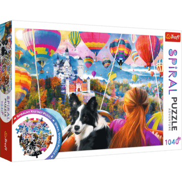 Opakowanie puzzli spiralne 1040 el. Festiwal balonów