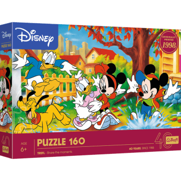 Puzzle Disney 160 el. 40-lecie Trefl - Zabawa w kałużach - opakowanie