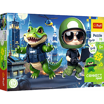 Puzzle Connect Squad 70 el. Connect Mark - opakowanie 