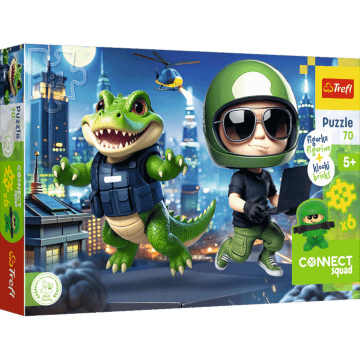 Puzzle Connect Squad 70 el. Connect Mark - opakowanie 