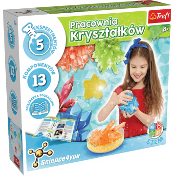 Pracownia kryształków - zestaw naukowy dla dzieci od Science4you