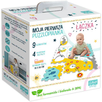 Moja Pierwsza Puzzlopianka Łączka - mata piankowa dla dzieci od Trefl - zdjęcie 1