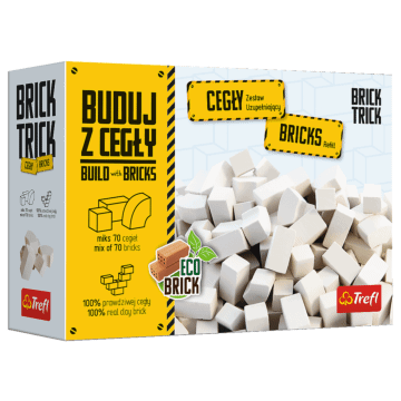 Brick Trick - Refil cegły zamkowe białe 70 sztuk - zdjęcie 1