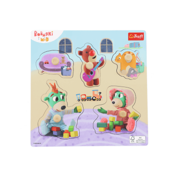 Puzzle Mini Bobaski i Miś - zdjęcie 1