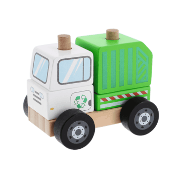 Garbage Truck - zabawka drewniana | Trefl