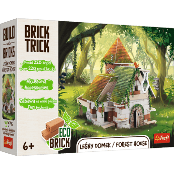 Klocki ceramiczne Brick Trick - Leśny domek / Forest house - opakowanie