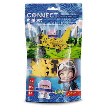 Zestaw klocków Connect Mini set - Mini samolot - opakowanie 