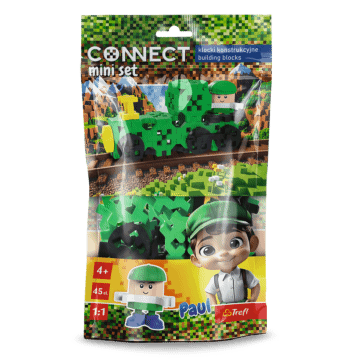 Zestaw klocków Connect Mini set - Mini lokomotywa - opakowanie 